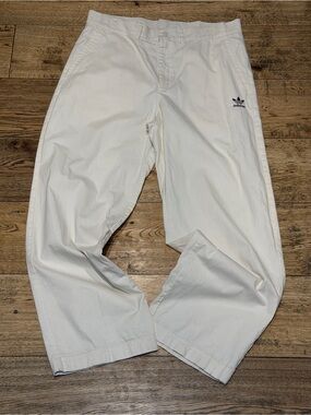 Adidas Trefoil Wide leg chinos - beige -35 waist